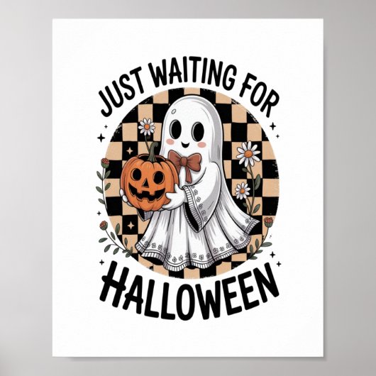 Schattigee Highland Koe Halloween (2) Poster (Voorkant)