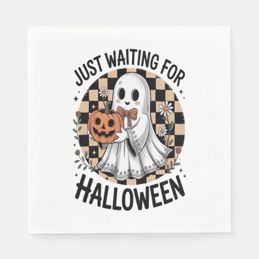 Schattigee Highland Koe Halloween (2) Servet (Voorkant)