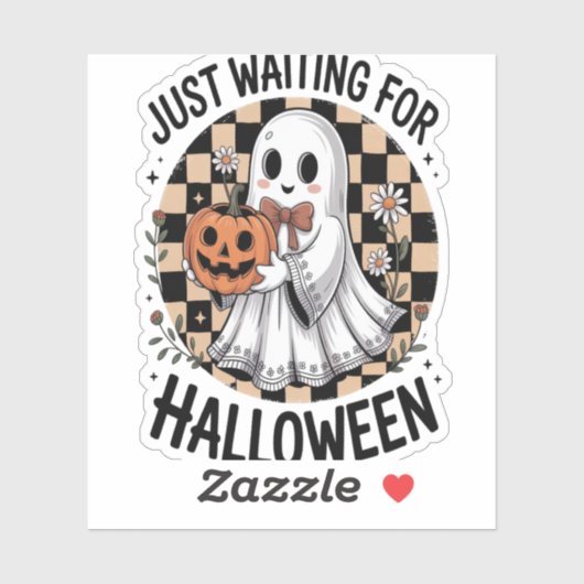 Schattigee Highland Koe Halloween (2) Sticker (Vel)