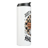 Schattigee Highland Koe Halloween (2) Thermosbeker (Gedraaid links)