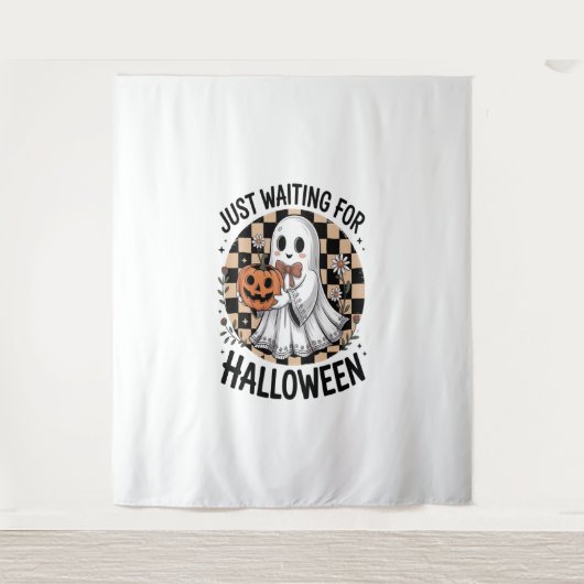 Schattigee Highland Koe Halloween (2) Wandkleed (Voorkant)