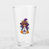 Schattigee Highland Koe Halloween Glas (Voorkant)