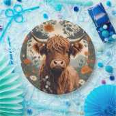 Schattigee  Highland Koe Papieren Bordje (Feest)