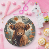 Schattigee  Highland Koe Papieren Bordje (Feest)