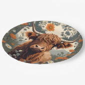 Schattigee  Highland Koe Papieren Bordje (Gekanteld)