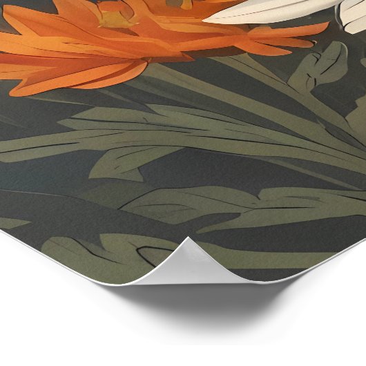 Schattigee  Highland Koe Poster (Hoek)