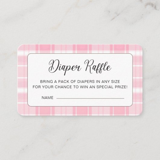 Schattigee Highland Koe Roze Baby shower behuizing Informatiekaartje (Voorkant)