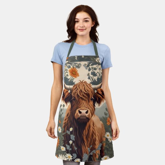 Schattigee  Highland Koe Schort (Gedragen)
