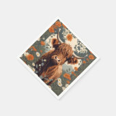 Schattigee  Highland Koe Servet (Hoek)