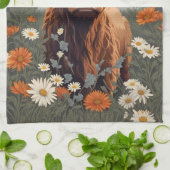 Schattigee Highland Koe Theedoek (Gevouwen)