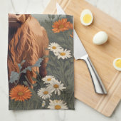 Schattigee Highland Koe Theedoek (Quarter Fold)