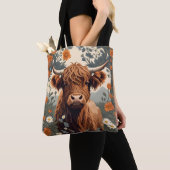 Schattigee  Highland Koe Tote Bag (Dichtbij)