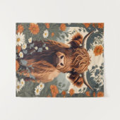 Schattigee  Highland Koe Wandkleed (Voorkant (horizontaal))