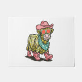 Schattigee Highland Koe, Western Deurmat (Voorkant)