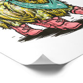 Schattigee Highland Koe, Western Poster (Hoek)