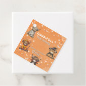 Schattigee Highland Koeien Moodifull Halloween Ver Bedankjes Labels (In situ)