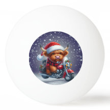 Schattigee Highland motor kerst Koe