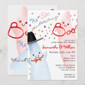 Schattigee hij / zij geesten Halloween Gender Reve Kaart (Voorkant / Achterkant)