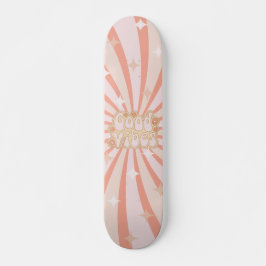 Schattigee Hippie Retro Goede Vibes Skateboard