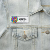 Schattigee hippie sfinx kat naamplaatje (In situ)