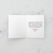 Schattigee Hippo en Pudding Grappige Kerst Dank U Feestdagen Kaart (Binnen)