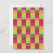 Schattigee Hippo en Pudding Grappige Kerst Dank U Feestdagenkaart (Achterkant)