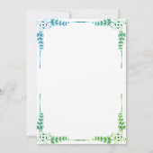 Schattigee Hippopotamus Bloemkrans 1e Verjaardag Kaart (Achterkant)