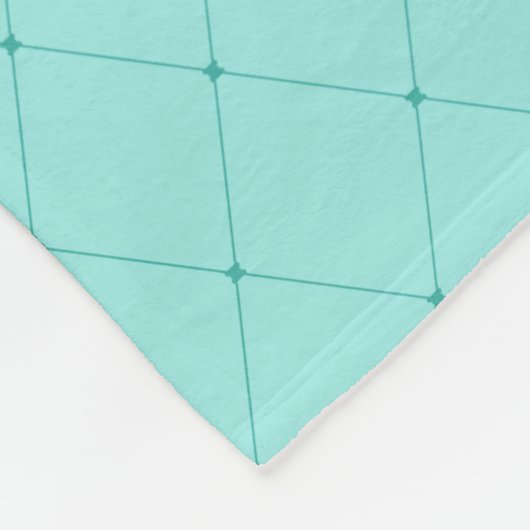 Schattigee Hipster Polar Beer Blauwgroen Faux Quil Fleece Deken (Hoek)