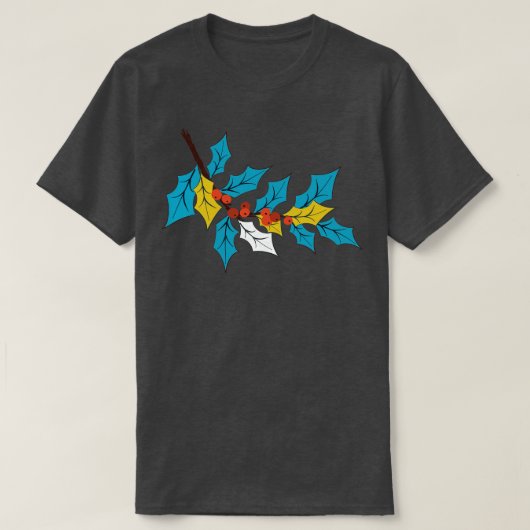 Schattigee Holly Branch T-shirt (Design voorkant)