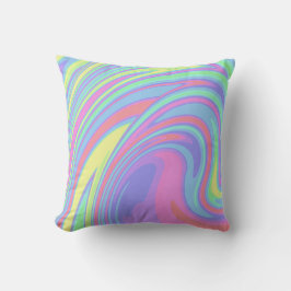 Schattigee holografische marmeren kunst kussen