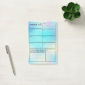 Schattigee holografische weekplanner Post-it® note (Kantoor)