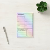 Schattigee holografische weekplanner Post-it® note (Kantoor)