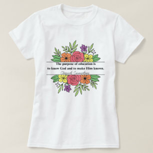 Schattigee Homeschool CC Gesprekken Christelijk T-shirt