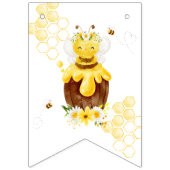 Schattigee hommel bij Happy birthday Vlaggetjes (Eerste vlag)