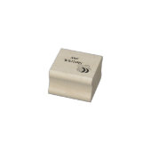 Schattigee hommel gepersonaliseerd rubberstempel (Stempel)