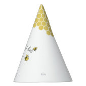 Schattigee hommel zo lief om één 1e verjaardag te feesthoedjes (Rechts)