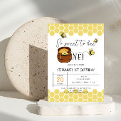 Schattigee hommel zo lief om één 1e verjaardag te  kaart