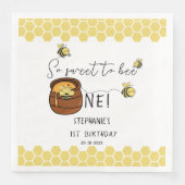 Schattigee hommel zo lief om één 1e verjaardag te servet (Voorkant)