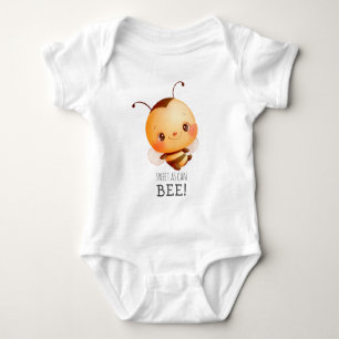 Schattigee hommel Zoet als kan worden Baby Bodysui Romper
