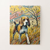 Schattigee hond 30 stuk Kinder puzzel Legpuzzel (Verticaal)