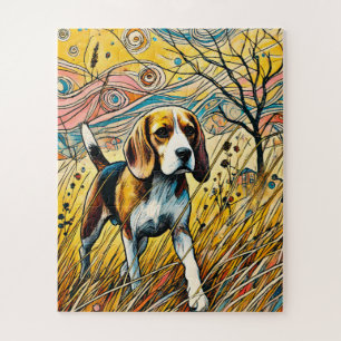 Schattigee hond 50 stuk Kinder puzzel