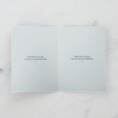 Schattigee Hond Controle Telefoon in Toilet Gevouw Bedankkaart (Binnen)