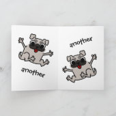 Schattigee hond die 4 knuffels stuurt, mist je kaart (Binnen)