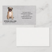 Schattigee hond | dierenverzorging | dierenarts visitekaartje (Voorkant / Achterkant)