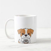 Schattigee hond Drink koffie Mok (Links)