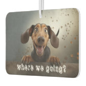 Schattigee Hond Foto Auto Luchtverfrisser (Links)