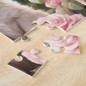 Schattigee hond Golden Retriever Puppy Aangepaste Legpuzzel (Zijkant)