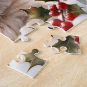 Schattigee hond Golden Retriever Puppy Kerstnaam Legpuzzel (Zijkant)