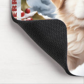 Schattigee hond Golden Retriever Puppy Kerstnaam Muismat (Hoek)