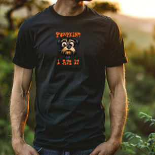 Schattigee Hond Halloween sinaasappel Ironisch T-shirt